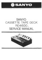 Sanyo RD-4600 - Service Manual 